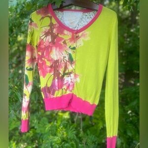 Anthropologie Knitted Dove Cardigan